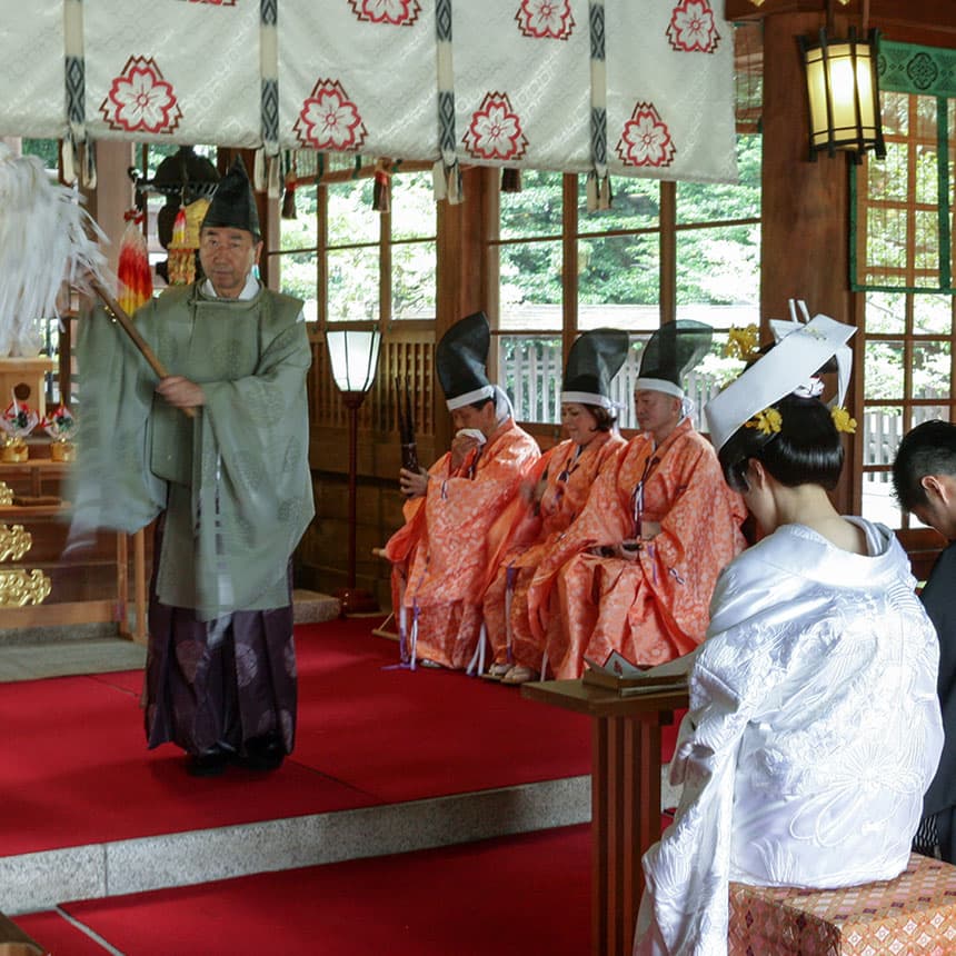 進雄神社神前式