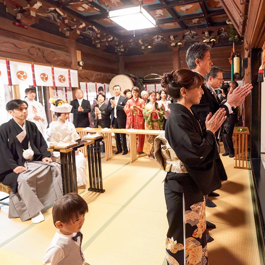 進雄神社神前式