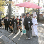 上野総社神社結婚式参進