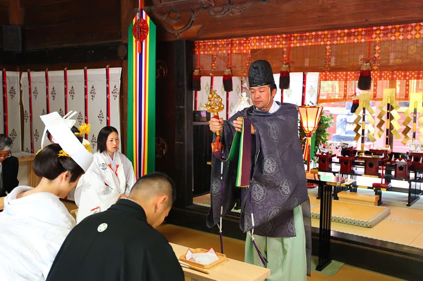 上野総社神社神前式