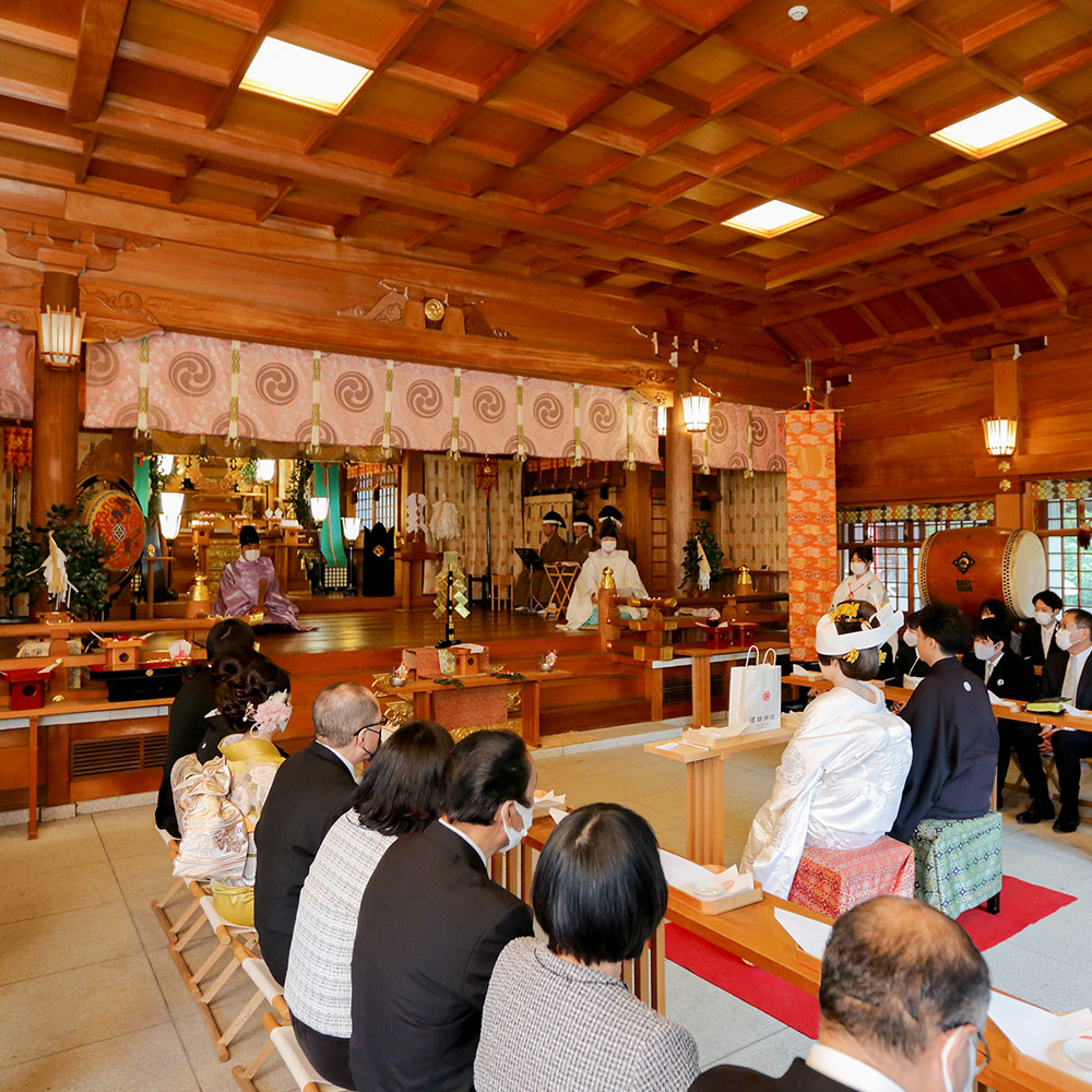 挙式だけorお食事会 お顔合せ お披露目会 少人数 小さな結婚式 群馬県神社で挙げる結婚式実行委員会