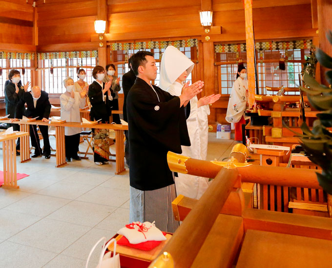 美味しいお料理で結婚式