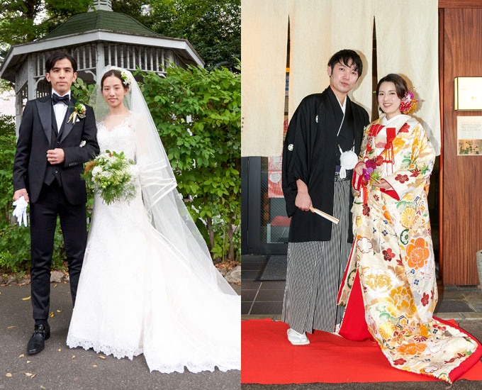 美味しいお料理で結婚式