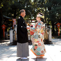 進雄神社　色打掛